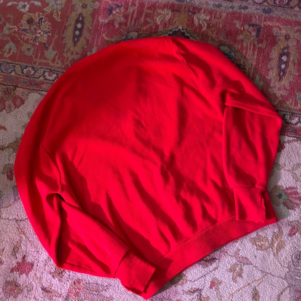 Vintage Red Cozy izod Grandpa Cardigan - Picture 8 of 8